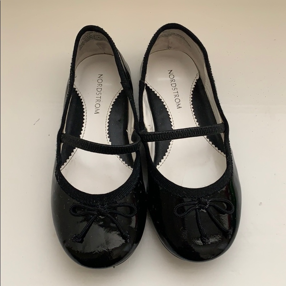 Toddler Girls Shoes- Nordstrom- Blk- 9M